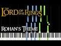 Rohan's Theme - The Lord of the Rings (Piano Tutorial) [Synthesia]