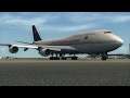 SAUDIA 747-400 take off Crash Overrun Runway Dubai