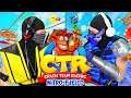 Scorpion & Sub-Zero Play - Crash Team Racing | CTR vs MK11 PARODY!