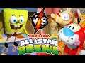 SpongeBob Vs Ren & Stimpy !! Nickelodeon All Star Brawl Gameplay Match !!