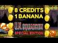 8 Credits, 1 Banana - UN Squadron (Capcom, Arcade 1989)