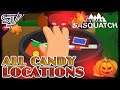 ALL 22 HALLOWEEN CANDY LOCATIONS in Sneaky Sasquatch ( UPDATED )