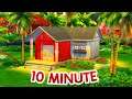 Attempting to build a house in The Sims 4 in only 10 minutes
