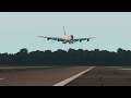 Crosswind Landing Manchester ETIHAD A380 [X-Plane 11]