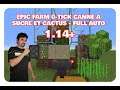 ULTRA SPEED FARM CANNE A SUCRE ET CACTUS FULL AUTO (1.14+) - Minecraft - Tuto - #15