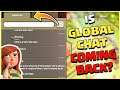 Global Chat is Back ? | Advantages & Disadvantages of Global Chat | Clash of clans #GDOriginals