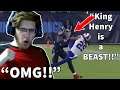 Reacting to the NFL's Most DISRESPECTFUL Stiff Arms!!