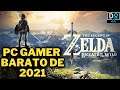 TESTANDO O PC GAMER BARATO DE 2021 COM O ZELDA BREATH OF THE WILD ( EMULADOR DE NINTENDO WII U )