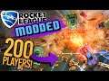 200 Player Rocket League Rumble with 10 Balls!