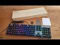 AUKEY KM-G3 BUDGET Mechanical Gaming Keyboard Hands on Review and Test
