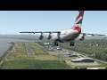 Big Jet Landings On Short Runway - Tiny Dundee Airport in Scotland
