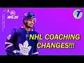 Coaching Changes in the NHL!!! (NHL 20)
