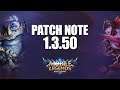 FALLEN LORD DI NERF, SURVIVAL RANK MATCH, HERO BUFF/NERF - PATCH NOTE 1.3.50 MOBILE LEGENDS