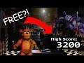 Fnaf Ultimate Custom Night - HOW TO GET A HIGHSCORE OF 3200 FOR FREE!!!