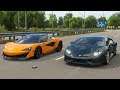 Forza Horizon 4 Drag race: McLaren 600LT vs Lamborghini Huracan LP610-4