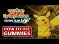 How to Use Rainbow & DX Gummi - Pokemon Mystery Dungeon: Rescue Team DX