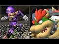 Mario Strikers Charged - Waluigi vs Bowser - Wii Gameplay (4K60fps)