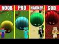 Minecraft Battle: TUNNEL HOUSE BUILD CHALLENGE - NOOB vs PRO vs HACKER vs GOD / Animation PIT HOLE
