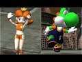 Super Mario Strikers - Daisy vs Yoshi - GameCube Gameplay (4K60fps)