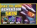 This New Skin REVEALS When Enemies ARE CLOSE! New Project Renekton Skin GAMEPLAY - League of Legends
