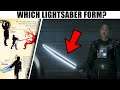 Which Lightsaber Form did Moff Gideon use in The Mandalorian?