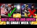 BEST COIN TIP FOR MADDEN 20! BE SMART WITH YOUR COINS! | MADDEN 20 ULTIMATE TEAM