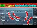 BGMI 1.7 Update New Sensitivity Settings Guide|BGMI 1.7 Update Settings|Battlegrounds Mobile India|