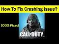 Fix "Call of Duty Mobile" App Keeps Crashing Problem Android - COD Mobile Mobile App Crash Issue