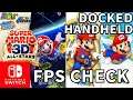 FPS CHECK: Super Mario 3D All Stars | Nintendo Switch | DOCKED & HANDHELD MODE