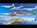 GTA V: Boeing 707-300 Aircrafts Best Extreme Longer Crash and Fail Compilation