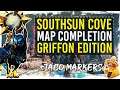 Guild Wars 2 - Southsun Cove Map Completion with Custom Markers