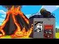 How to Build SECURE Base vs VOLCANO🌋! (Minecraft Volcano Base)