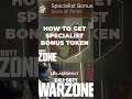 How to Get Specialist Bonus Token in Warzone Iron Trials #shorts