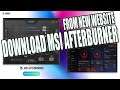 How To Resolve MSI Afterburner Won't Download From The Website | No Third Party Website