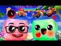 Mario Party: The Top 100 All 2 vs 2 Minigames #37 Mario, Peach vs Luigi, Waluigi (Master Mode)