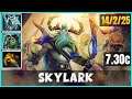 Skylark | Nature's Prophet | Dota 2 Pro Gameplay - Patche 7.30c
