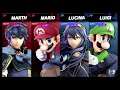 Super Smash Bros Ultimate Amiibo Fights – Request #16334 Marth & Mario vs Lucina & Luigi