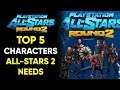 TOP 5 CHARACTERS Playstation All Stars Battle Royale 2 NEEDS!