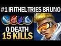 TOP GLOBAL IRITHEL TRIED TO USE BRUNO AND GOT AMAZING RESULTS - ML PRO GAMEPLAY