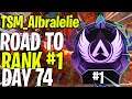 TSM_Albralelie - ROAD TO RANK #1 DAY 74 - CAUSTIC - RED (EVO) SHIELD SQUADS - NO SCOPE LONGBOW