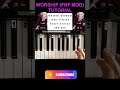Worship (Friday Night Funkin - Mid Fight Masses MOD) - Easy piano TUTORIAL #shorts