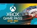 Les nouveaux jeux Xbox Game Pass | AOUT 2021