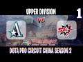 Aster vs SAG Game 1 | Bo3 | Dota Pro Circuit China Upper Division 2021 | DOTA 2 LIVE