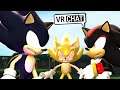 Dark Sonic & Shadow Meet Fleetway Sonic! (VR Chat)
