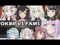FAMS VS OKBR - First Half【Hololive English Sub】