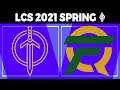 GG vs FLY - LCS 2021 Spring Split Week 6 Day 1 - Golden Guardians vs FlyQuest
