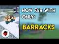 How Far Can You Go With ONLY Barracks (Updated) | Tower Battles [ROBLOX]
