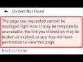 How To Fix Page Temporary Unavailable Clicked link may be Broken expired in Facebook Page Name