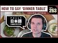 HOW TO SAY ‘DINNER TABLE’ - Duolingo [EN to JP] - PART 263