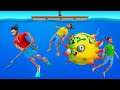 HUNTING The DEADLY PUFFER Fish! (Raft Multiplayer)